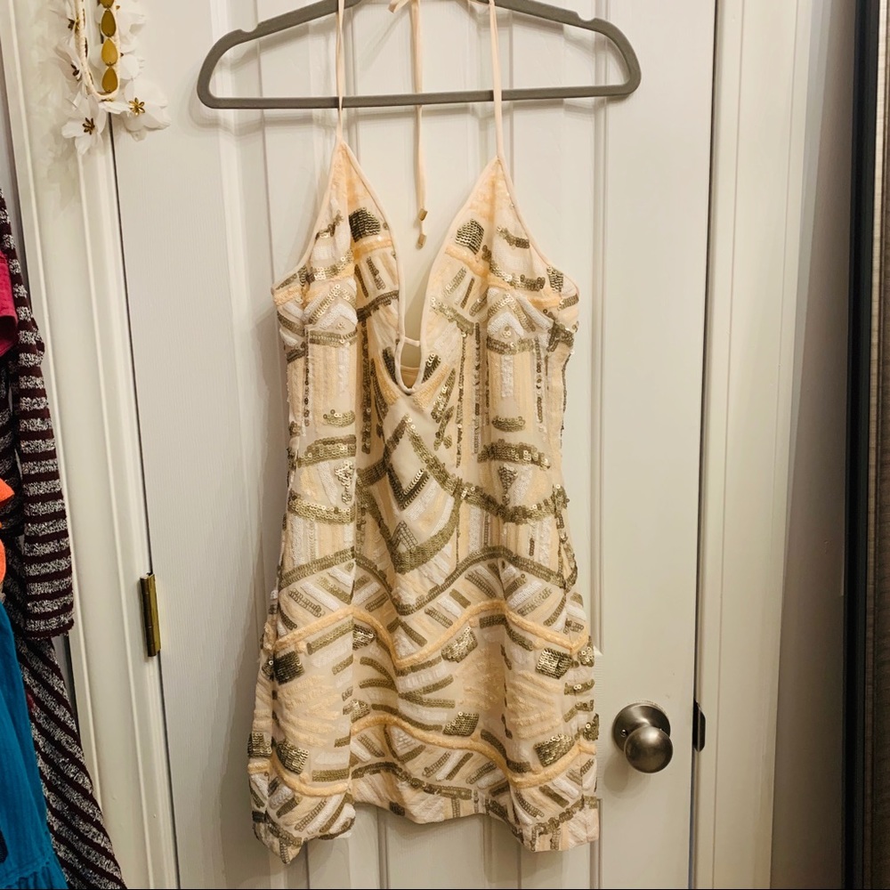 Free People Harper Sequin Shift Dress - Picture 3 of 7